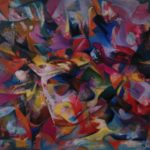 Abstrakte Bilder von Elisabeth Oschwald - multifarben