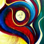 Abstrakte Bilder von Elisabeth Oschwald - multifarben
