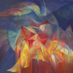 Abstrakte Bilder von Elisabeth Oschwald - multifarben