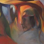 Bilder mit Gestalten von Elisabeth Oschwald Paintings with figures by Elisabeth Oschwald