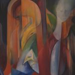 Bilder mit Gestalten von Elisabeth Oschwald Paintings with figures by Elisabeth Oschwald