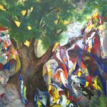 Bilder mit Gestalten von Elisabeth Oschwald Paintings with figures by Elisabeth Oschwald