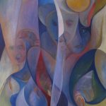 Bilder mit Gestalten von Elisabeth Oschwald Paintings with figures by Elisabeth Oschwald