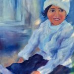 Bilder mit Gestalten von Elisabeth Oschwald Paintings with figures by Elisabeth Oschwald