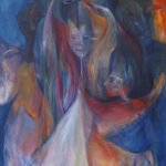 Bilder mit Gestalten von Elisabeth Oschwald Paintings with figures by Elisabeth Oschwald